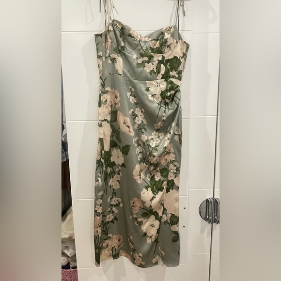 reformation marguerite silk dress - Picture 2 of 3